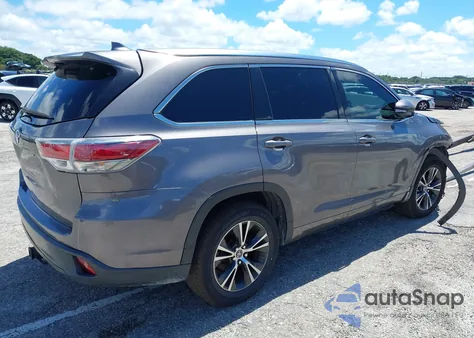 2016 Toyota Highlander Xle V6 from USA, damaged, VIN 5TDKKRFH2GS155841